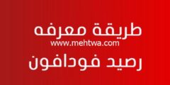 إليك كود معرفة الرصيد بعد انتهاء المكالمة في فودافون 2025