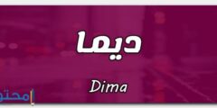 تعرف علي معنى اسم ديما واسم ديمة والفرق بينهم وصفات الاسم (Dima) 2026