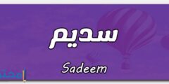 تعرف علي معنى اسم سديم وصفات شخصيتها Sadeem 2026