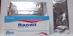 اقراص رانديل لعلاج الذبحة الصدرية (Randil) 2026