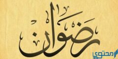 تعرف علي دلع اسم رضوان Radwan بالعربي والانجليزي 2026
