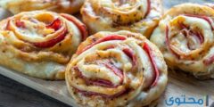 تعرف علي بالصور وصفات مختلفة لعمل البيتزا رول 2025