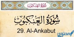 كم عدد آيات سورة العنكبوت ؟ 2026