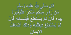 دلالة صحة حديث من رأى منكم منكرا فليغيره بيده 2026