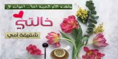 كلام عن الخالة الحنونة 2026اجمل بوستات عن الخالة 2026